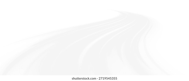 Acelere o fluxo da luz, suavize a iluminação branca. Linha de onda futurista, design digital brilhante.