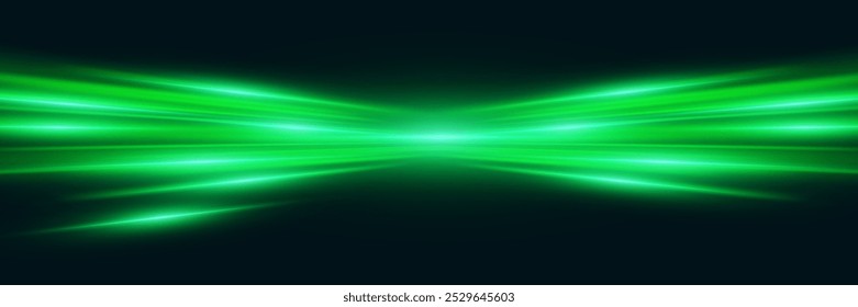 The speed of light and high-speed lines of motion. Vector 
illustration