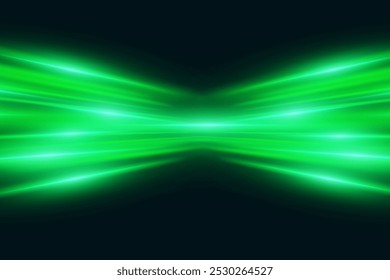The speed of light and high-speed lines of motion. Vector 
illustration