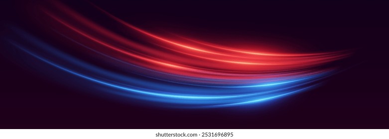 The speed of light and high-speed lines of motion.