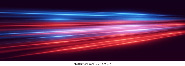 The speed of light and high-speed lines of motion.