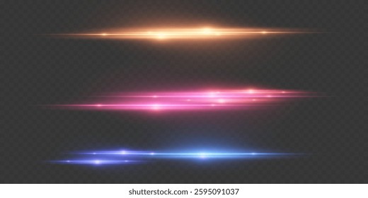 Speed ​​of light lines, dynamic flash and rays effect.