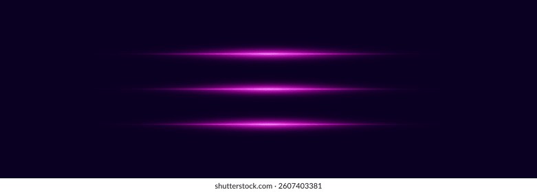 Speed ​​of light lines, trace of laser beam.