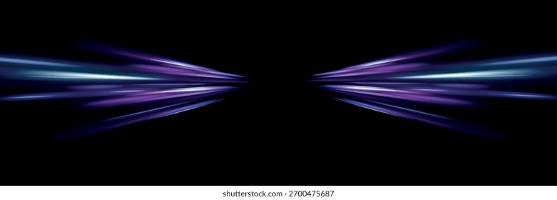 
Luces de velocidad de fondo de movimiento, paisaje urbano y pista ferroviaria en tokyo de tren de velocidad. Concepto de tecnología de alta velocidad panorámica, fondo abstracto ligero.