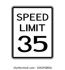 Speed Limit Sign Images, Stock Photos & Vectors | Shutterstock