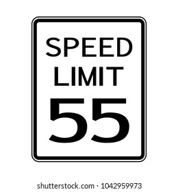 92 Speed Limit 55 Stock Vectors, Images & Vector Art | Shutterstock