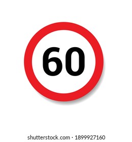 Speed Limit 60 Traffic Light