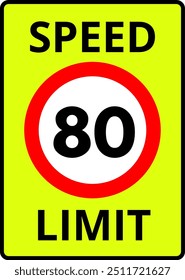 Límite De Velocidad 80 Mph