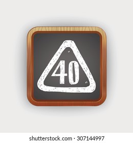 speed limit doodle
