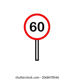 speed limit. speed limit icon. 