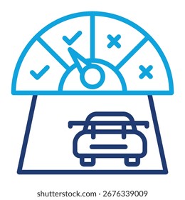 Elemento del icono del límite de velocidad para el diseño