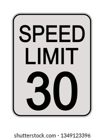 Speed Limit Sign