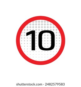 Vector de información de señal de límite de velocidad