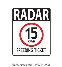speed limit sign on white background