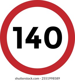 sinal de limite de velocidade no plano de fundo branco
