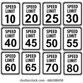 3,595 20 Speed Limit Sign Images, Stock Photos & Vectors | Shutterstock