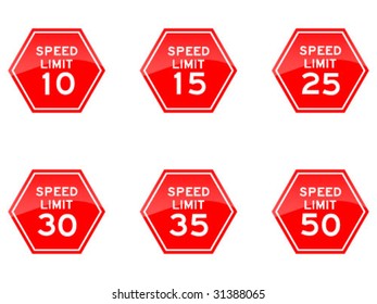 speed limit signs