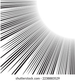 Speed line effect background flat design vector