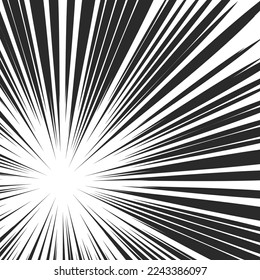 Speed line effect background flat design vector