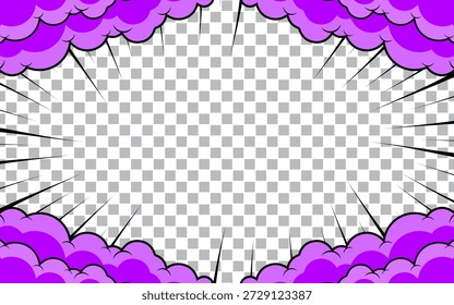 Linha de velocidade de fundo de movimento rápido. Ilustração em quadrinhos com linhas. Padrão de arte pop e efeito de zoom