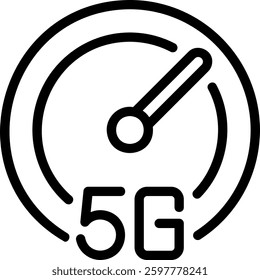 speed line icon illustration vector