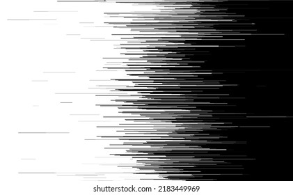 Speed-Line-Texturmischung auf schwarz-weißem Hintergrund