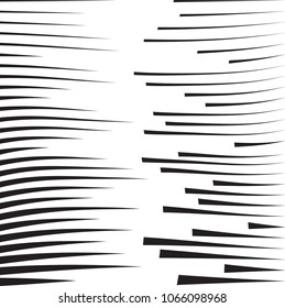 Speed Lines in arrow Form . Vector Illustration .Technology  background . Design element . Abstract Geometric shape . 