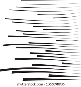 Speed Lines in arrow Form . Vector Illustration .Technology  background . Design element . Abstract Geometric shape . 