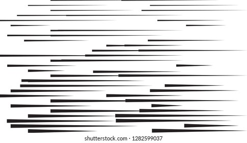 Speed Lines in arrow Form . Vector Illustration .Technology  Logo . Design element . Abstract Geometric shape . 