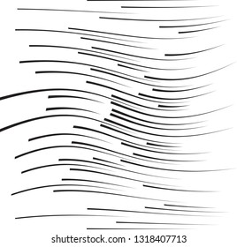 Speed Lines in arrow Form . Vector Illustration .Technology  Logo . Design element . Abstract Geometric shape . 
