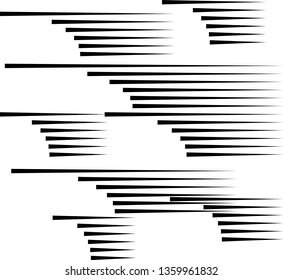 Speed Lines in arrow Form . Vector Illustration .Technology  Logo . Design element . Abstract Geometric shape . 