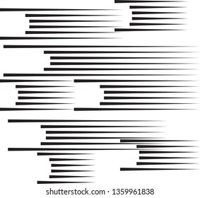 Speed Lines in arrow Form . Vector Illustration .Technology  Logo . Design element . Abstract Geometric shape . 