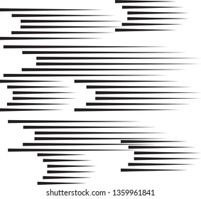 Speed Lines in arrow Form . Vector Illustration .Technology  Logo . Design element . Abstract Geometric shape . 