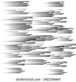 Speed Lines in arrow Form . Vector Illustration .Technology  Logo . Design element . Abstract Geometric shape . 