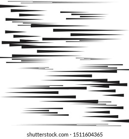 Speed Lines in arrow Form . Vector Illustration .Technology  Logo . Design element . Abstract Geometric shape . 