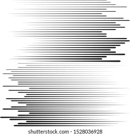 Speed Lines in arrow Form . Vector Illustration .Technology  Logo . Design element . Abstract Geometric shape . 