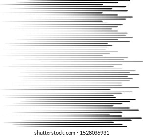 Speed Lines in arrow Form . Vector Illustration .Technology  Logo . Design element . Abstract Geometric shape . 