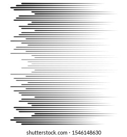 Speed Lines in arrow Form . Vector Illustration .Technology  Logo . Design element . Abstract Geometric shape . 