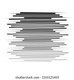 Speed Lines in arrow Form . Vector Illustration .Technology  Logo . Design element . Abstract Geometric shape .