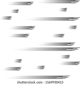 Speed Lines in arrow Form . Vector Illustration .Technology  Logo . Design element . Abstract Geometric shape .