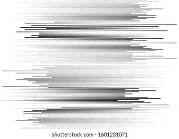 Speed Lines in arrow Form . Vector Illustration .Technology  Logo . Design element . Abstract Geometric shape . 
