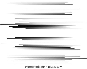 Speed Lines in arrow Form . Vector Illustration .Technology  Logo . Design element . Abstract Geometric shape . 