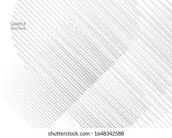 Speed Lines in arrow Form . Vector Illustration .Technology  Logo . Design element . Abstract Geometric shape . 