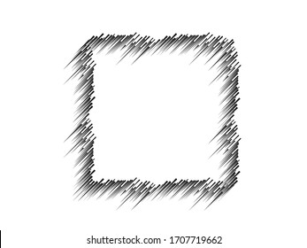 Speed Lines in arrow Form . Vector Illustration .Technology  Logo . Design element . Abstract Geometric shape . 