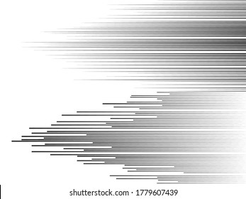 Speed Lines in arrow Form . Vector Illustration .Technology  Logo . Design element . Abstract Geometric shape .
