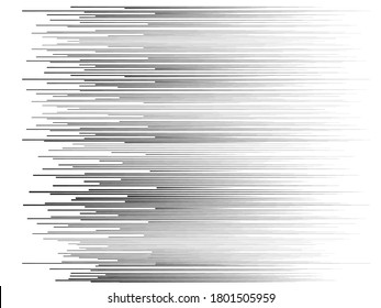 Speed Lines in arrow Form . Vector Illustration .Technology  Logo . Design element . Abstract Geometric shape . 