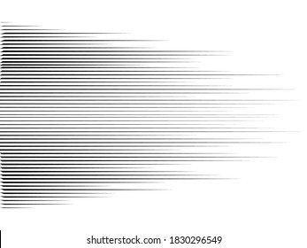 Speed Lines in arrow Form . Vector Illustration .Technology  Logo . Design element . Abstract Geometric shape . 