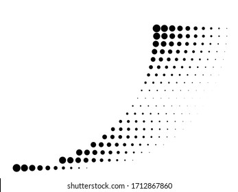 Speed Lines in circular Form . Vector Illustration .Technology  Logo . Design element . Abstract Geometric shape .