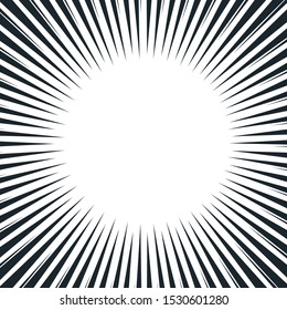 Speed Lines Comic Book Design Element Vector Illustration