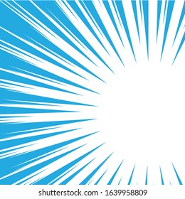Speed Lines Comic Book Design Element Vector Illustration